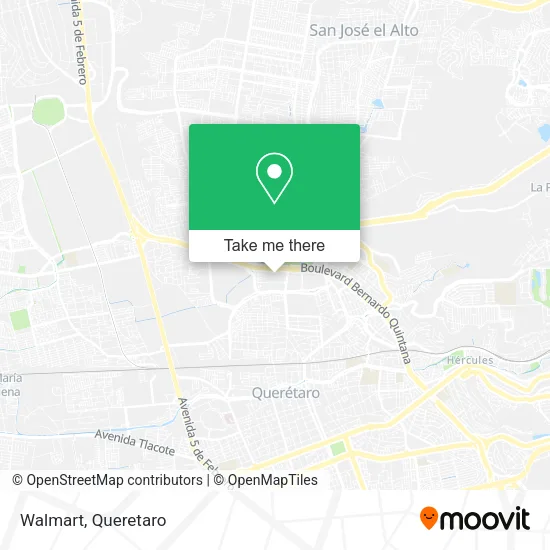 Mapa de Walmart