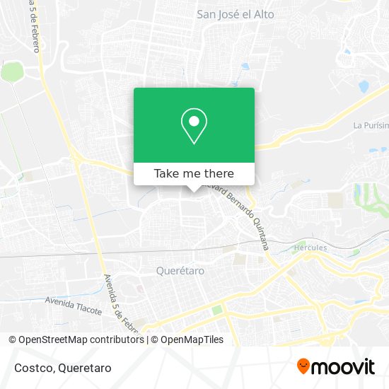Mapa de Costco