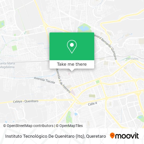 Instituto Tecnológico De Querétaro (Itq) map