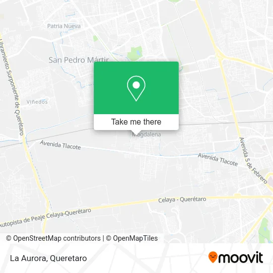 Mapa de La Aurora