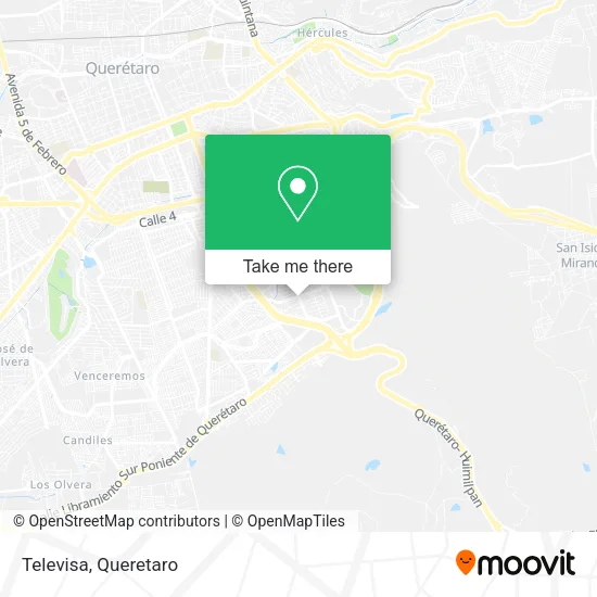 Mapa de Televisa