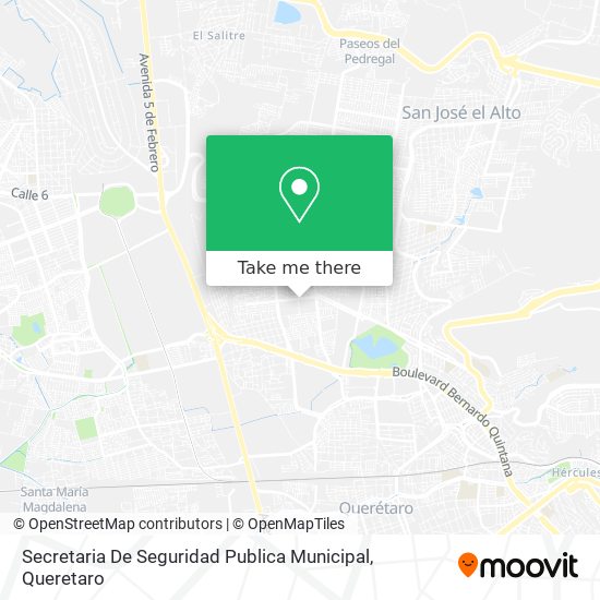 Secretaria De Seguridad Publica Municipal map