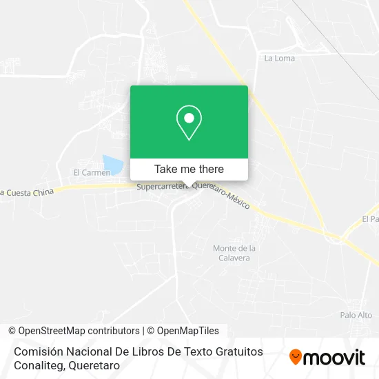 Mapa de Comisión Nacional De Libros De Texto Gratuitos Conaliteg