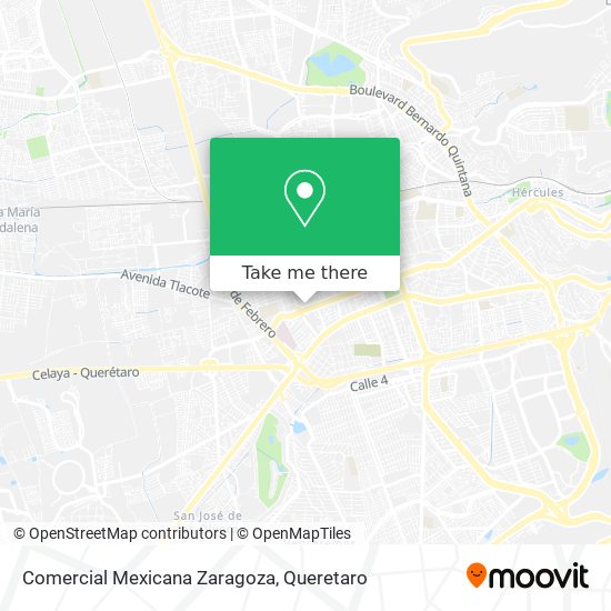Mapa de Comercial Mexicana Zaragoza