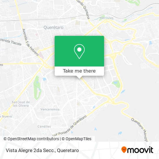 Mapa de Vista Alegre 2da Secc.