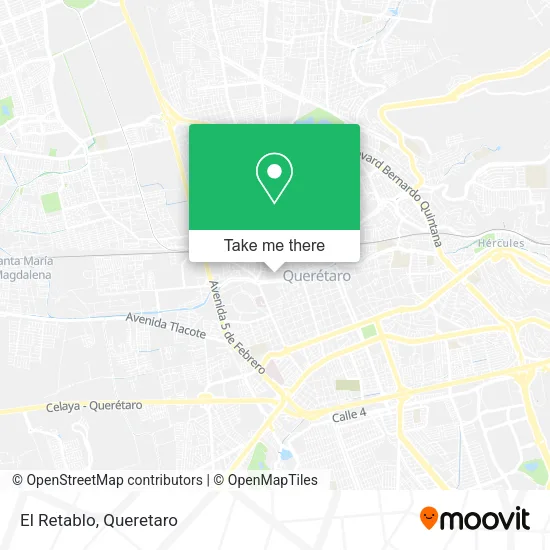 Mapa de El Retablo