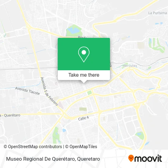 Mapa de Museo Regional De Querétaro