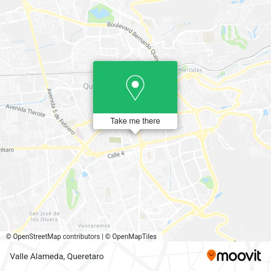 Mapa de Valle Alameda