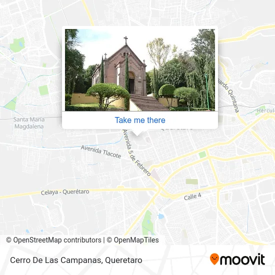 Mapa de Cerro De Las Campanas