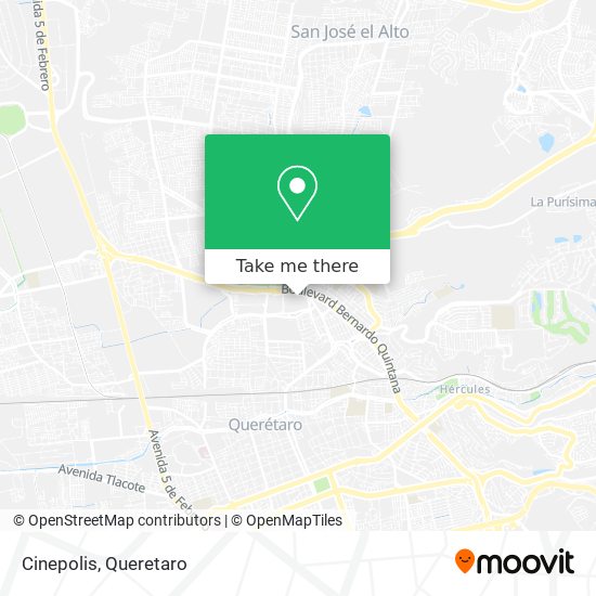 Cinepolis map