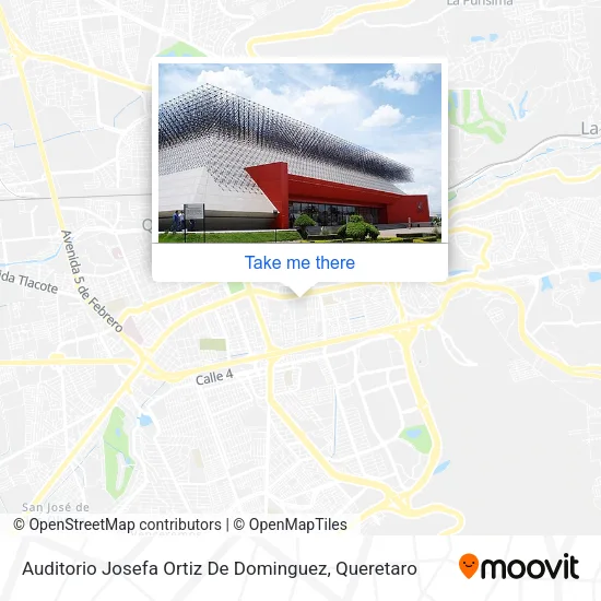 Mapa de Auditorio Josefa Ortiz De Dominguez