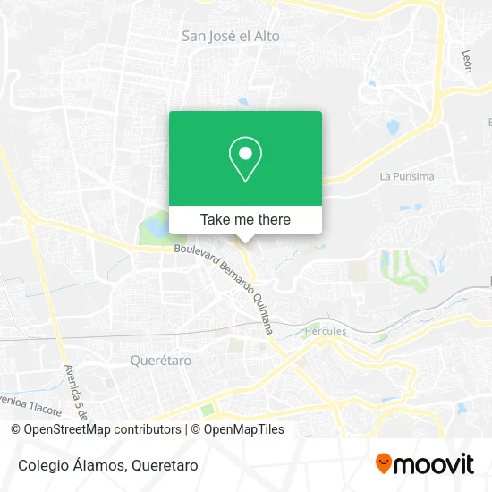 Mapa de Colegio Álamos