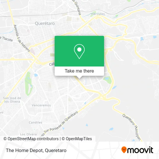 Mapa de The Home Depot