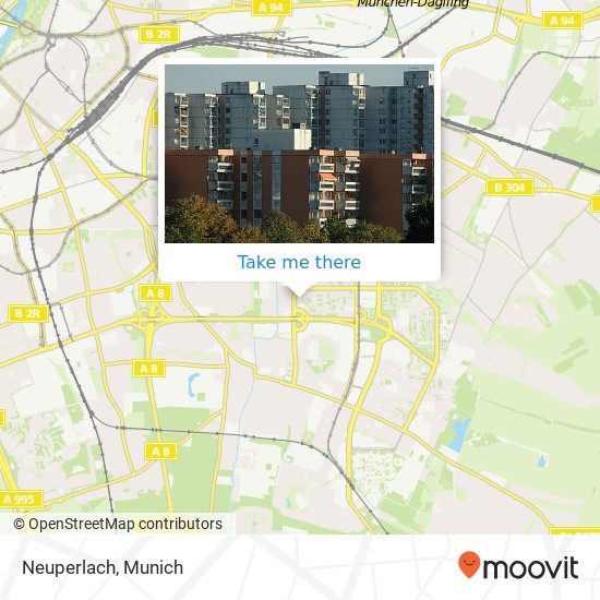 Neuperlach map