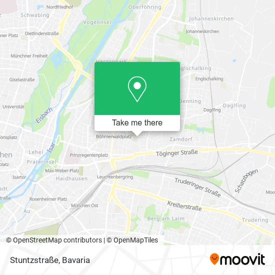 Карта Stuntzstraße