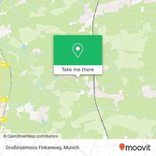 Großinzemoos Finkenweg map