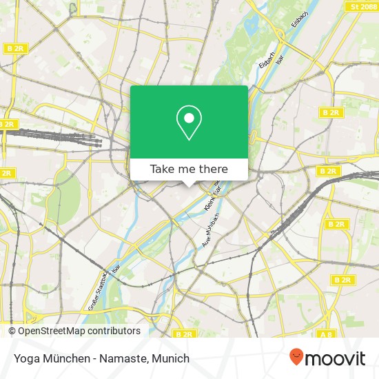 Yoga München - Namaste map