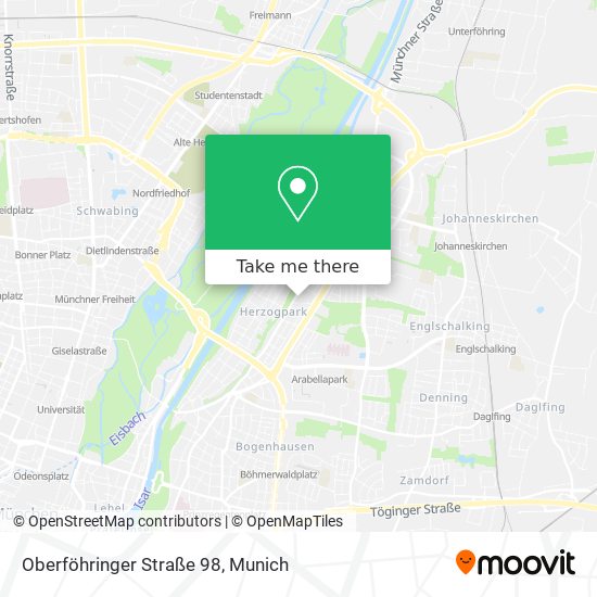 Oberföhringer Straße 98 map
