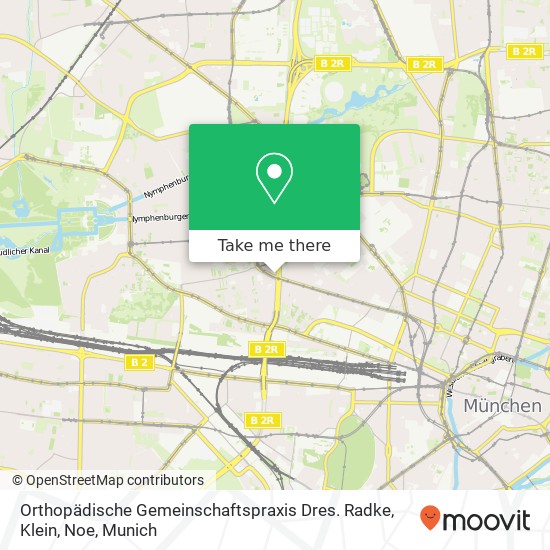 Orthopädische Gemeinschaftspraxis Dres. Radke, Klein, Noe map