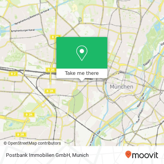 Postbank Immobilien GmbH map