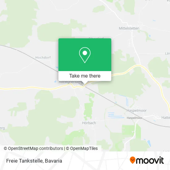 Карта Freie Tankstelle