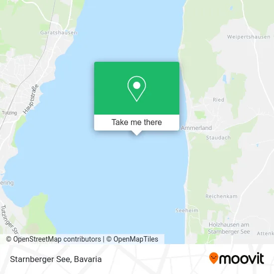 Starnberger See map