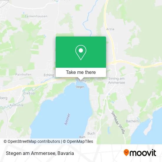 Карта Stegen am Ammersee
