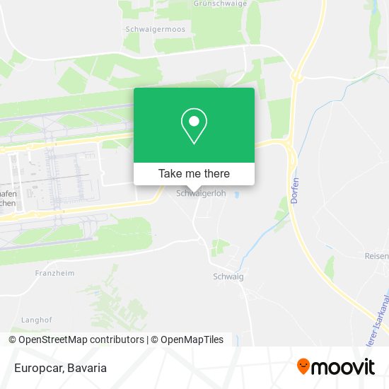 Europcar map