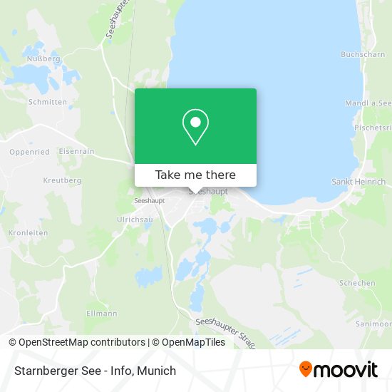 Карта Starnberger See - Info