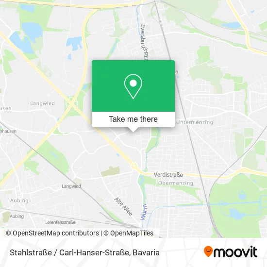 Карта Stahlstraße / Carl-Hanser-Straße