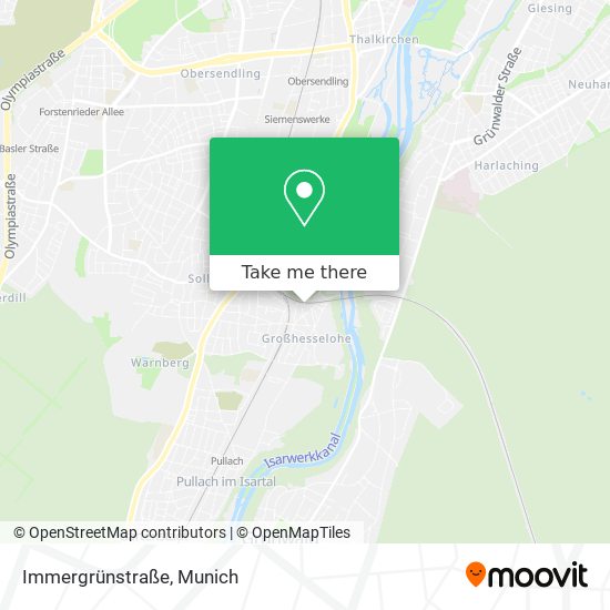 Immergrünstraße map