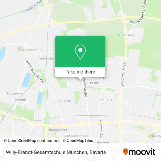 Карта Willy-Brandt-Gesamtschule München