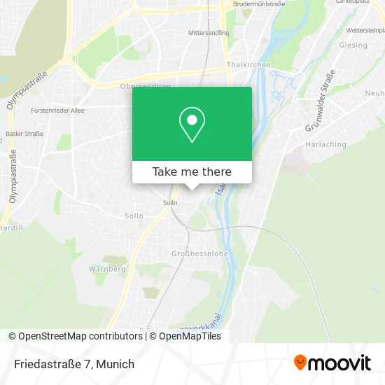 Карта Friedastraße 7