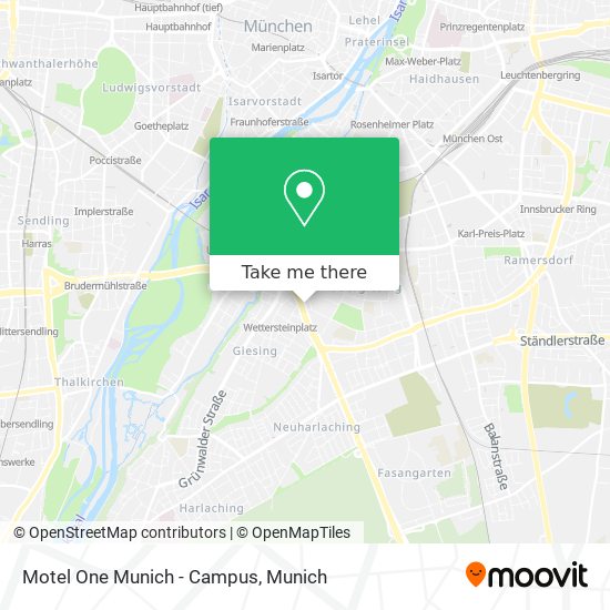 Motel One Munich - Campus map