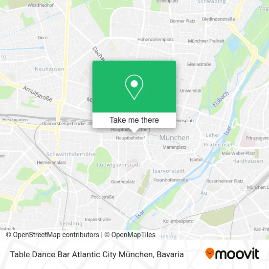 Table Dance Bar Atlantic City München map