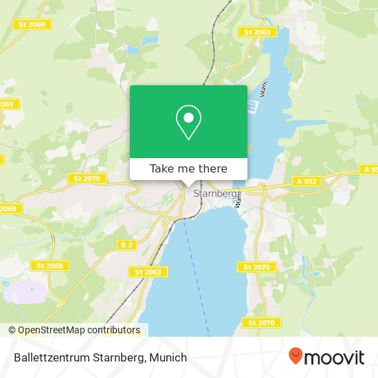 Карта Ballettzentrum Starnberg