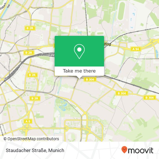 Staudacher Straße map