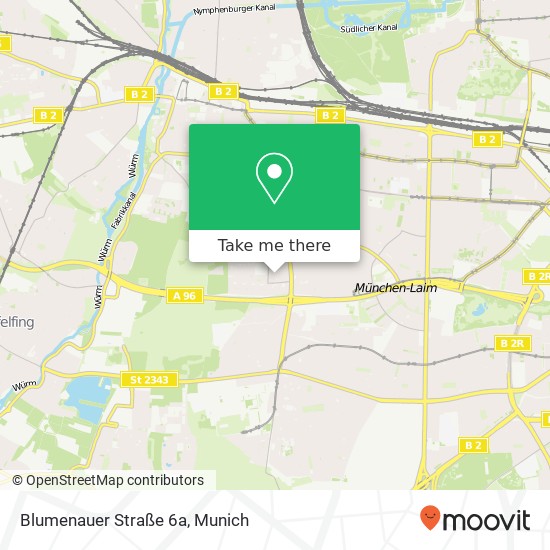 Blumenauer Straße 6a map