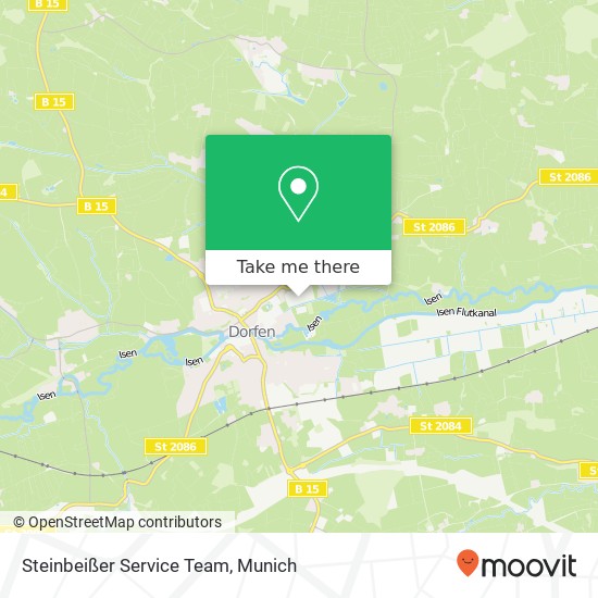 Steinbeißer Service Team map