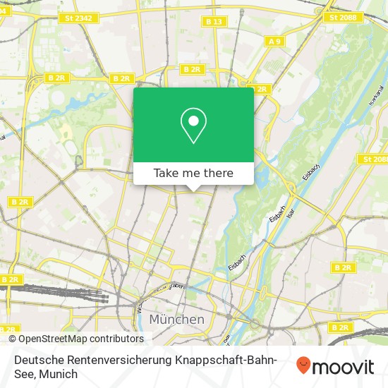 Deutsche Rentenversicherung Knappschaft-Bahn-See map