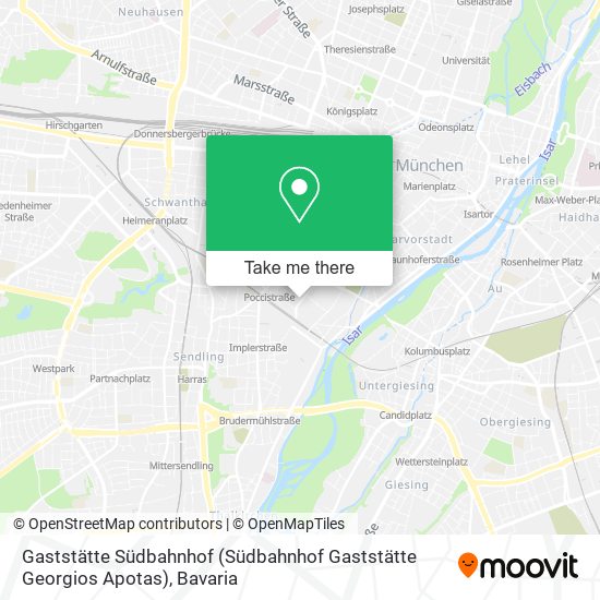 Gaststätte Südbahnhof (Südbahnhof Gaststätte Georgios Apotas) map