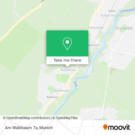 Карта Am Waldsaum 7a