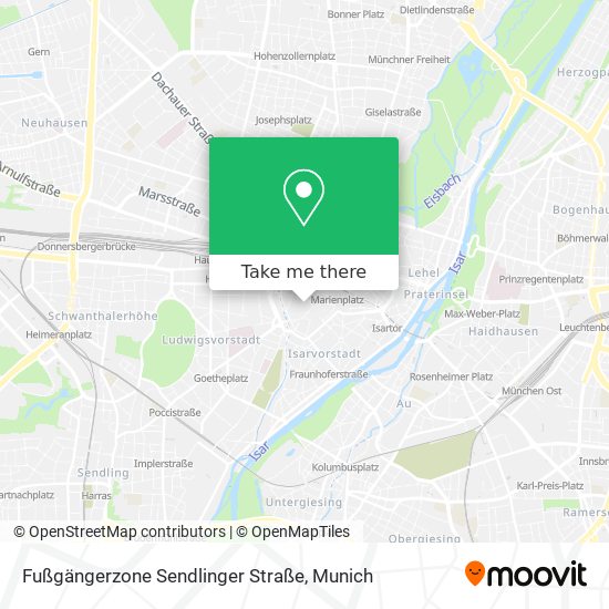 Fußgängerzone Sendlinger Straße map