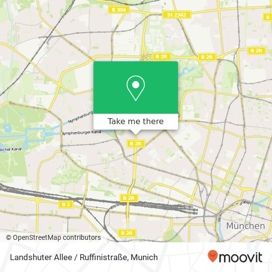Landshuter Allee / Ruffinistraße map