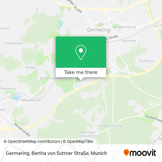 Карта Germering, Bertha von Suttner Straße