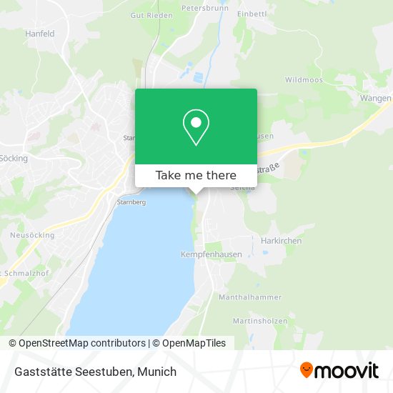 Gaststätte Seestuben map