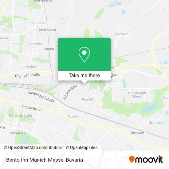 Bento Inn Munich Messe map