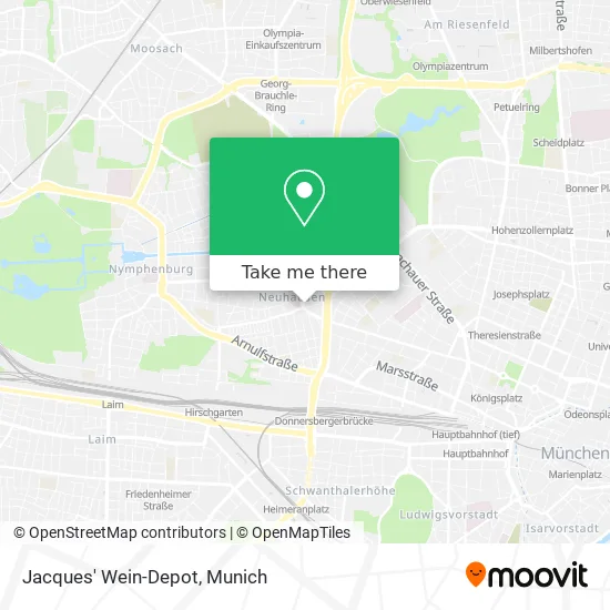 Карта Jacques' Wein-Depot