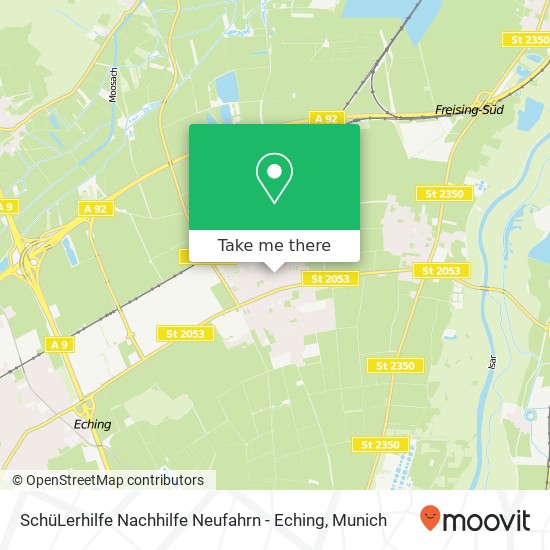 SchüLerhilfe Nachhilfe Neufahrn - Eching map