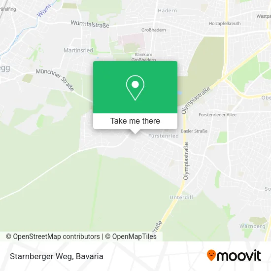Карта Starnberger Weg